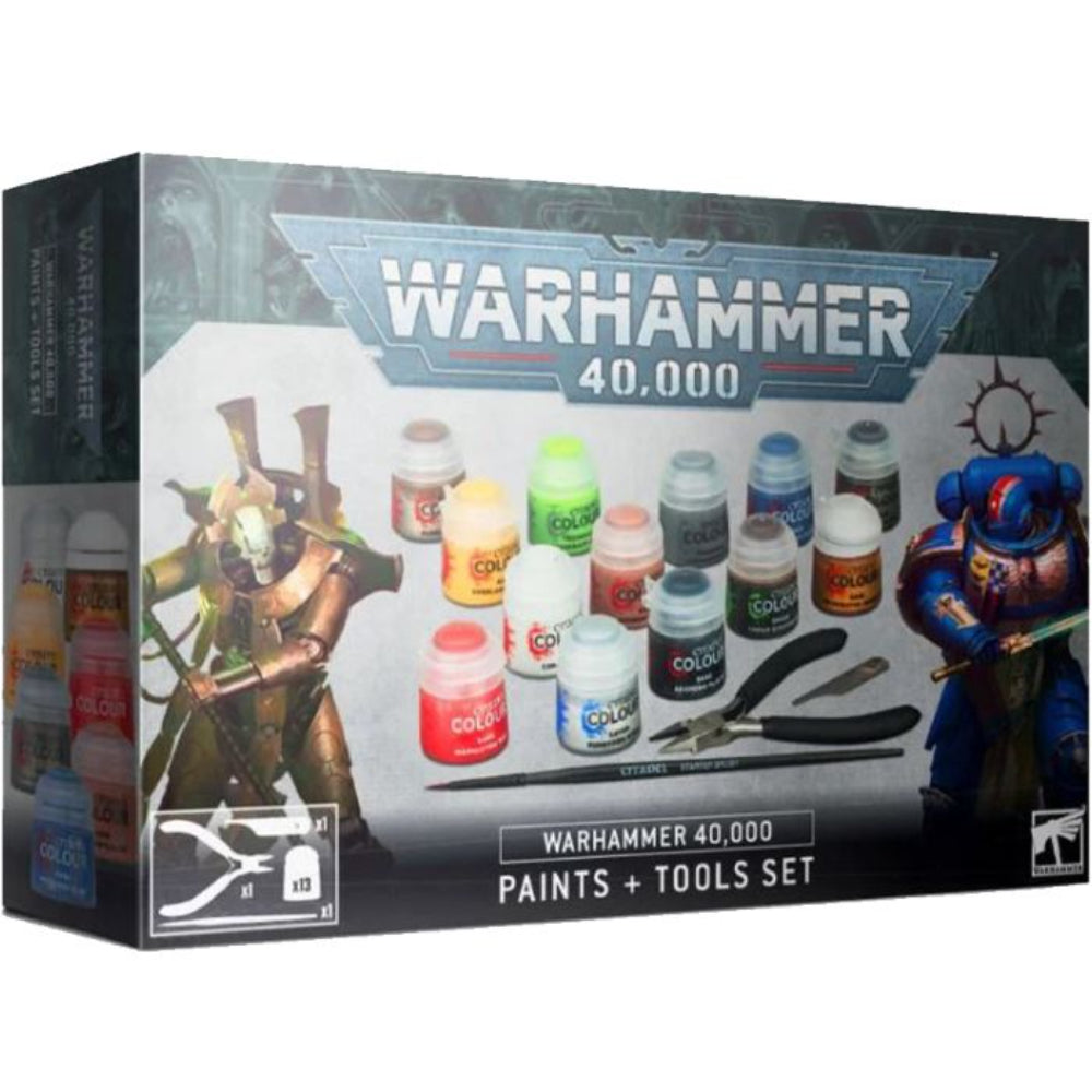 WH 40k: Paints + Tool Set