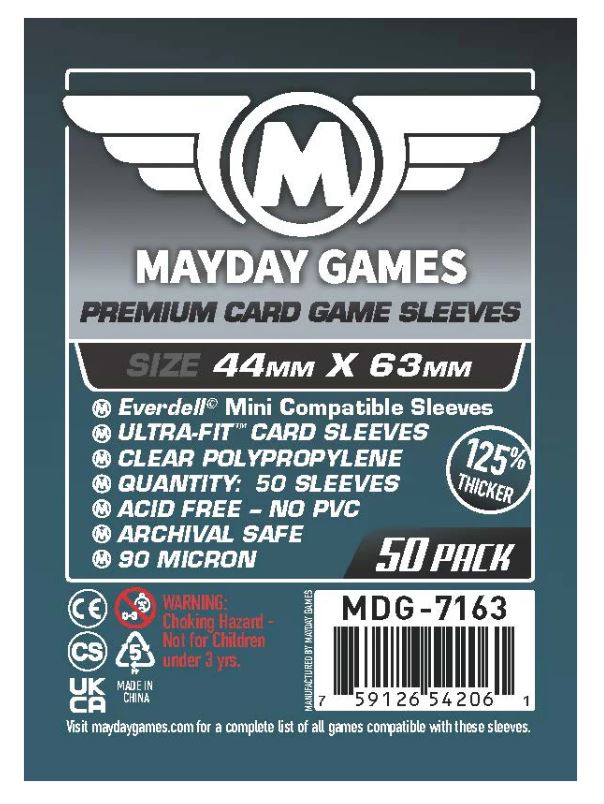 44x63 mm (50 Protectores) Mayday Premium
