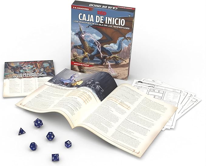 D&D Calabozos y Dragones: Los Dragones De La Isla De Las Tempestades Caja De Inicio (Es)