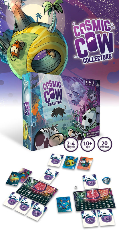 Cosmic Cow Collectors (Es) Juego abierto, cartas protegidas