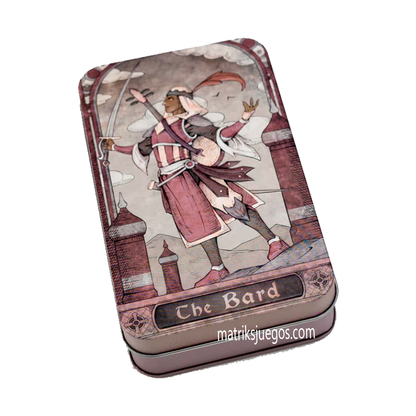 Dados De Clase En Estuche Metálico: Bard (15 Pzas) PREVENTA