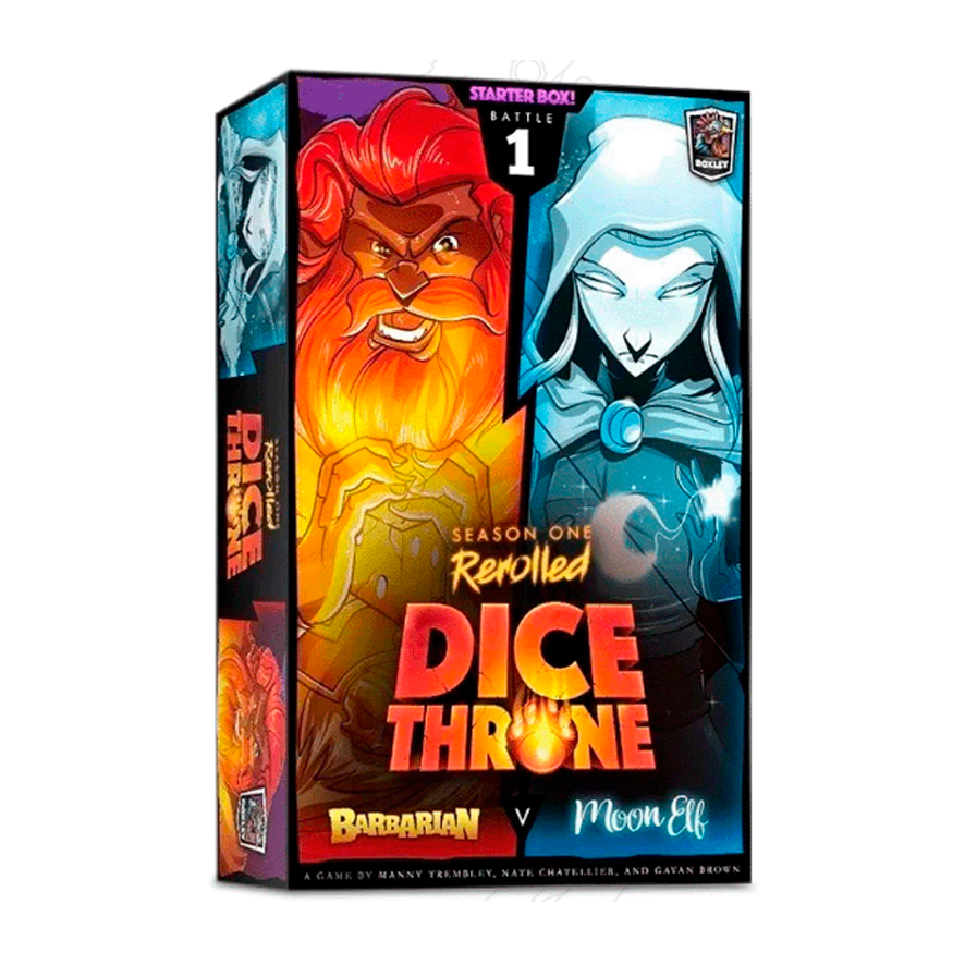 Dice Throne: Bárbaro VS Elfa Lunar (Es)