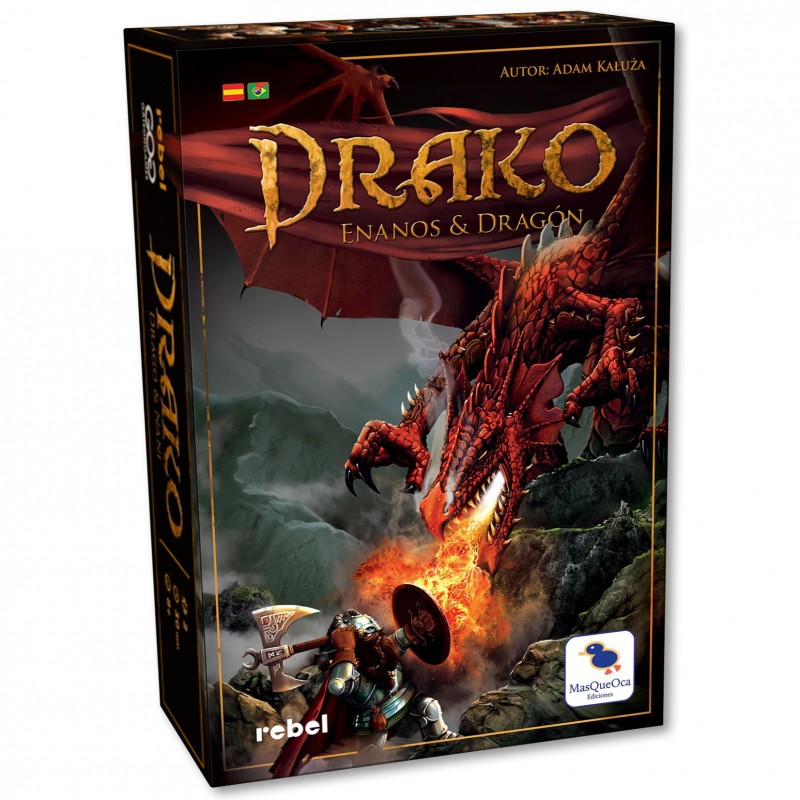 Drako: Enanos y Dragón (Es) Producto abierto, cartas protegidas.