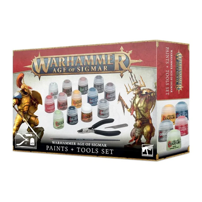 WH AOS: Paints + Tools Set