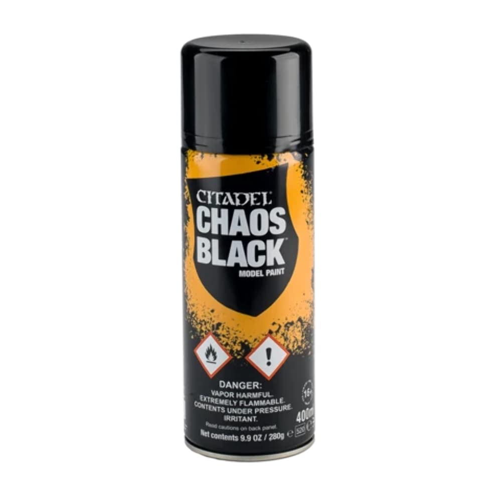 Primario/Primer Citadel En  Aerosol: Chaos Black (400 ml)