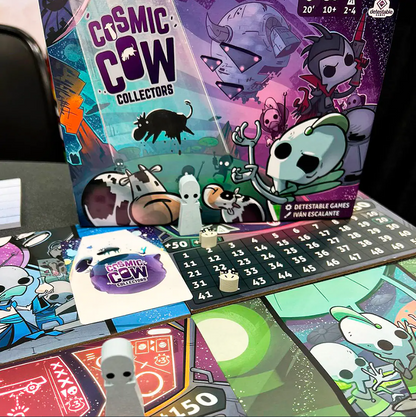 Cosmic Cow Collectors (Es) Juego abierto, cartas protegidas