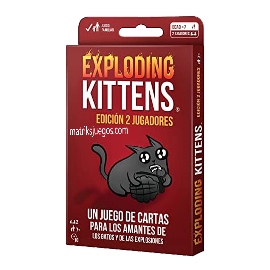 Exploding Kittens: Edición 2 Jugadores (Es)