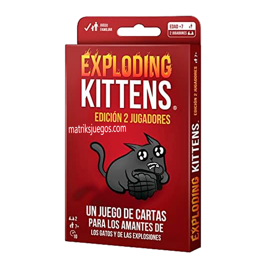 Exploding Kittens: Edición 2 Jugadores (Es)