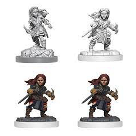 D&D Miniatura Halfling Rogue Female