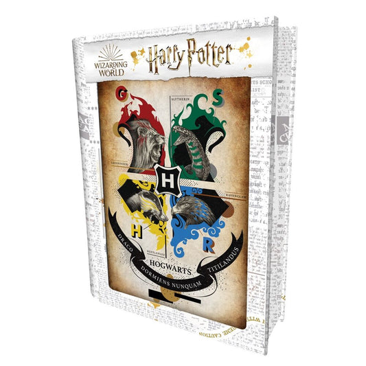 Rompecabezas Lenticular En Lata Harry Potter Escudo De Hogwarts (300 piezas)