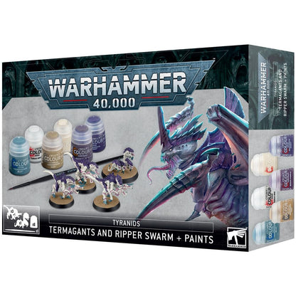 WH 40k: Tyranids Termagants and Ripper Swarm + Paints