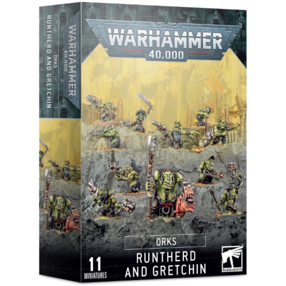 WH 40k: Orks Runtherd And Gretchin